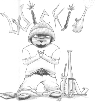 This was Drawn by KRIS WHITE *MKG REPPED*